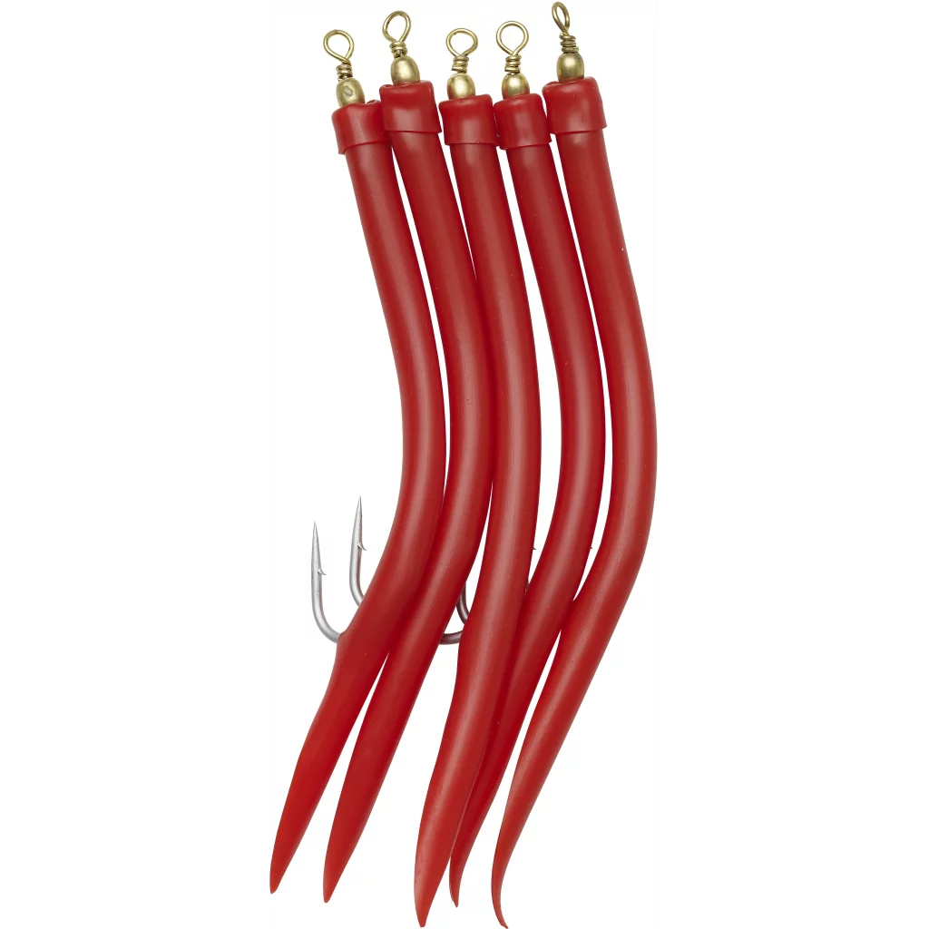 Norsk Gummimakk 5pcs 8/0 Rød