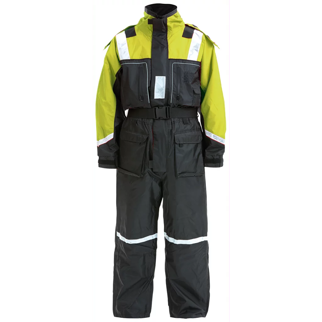 1852 Flytedress XS svart m/fluor gul