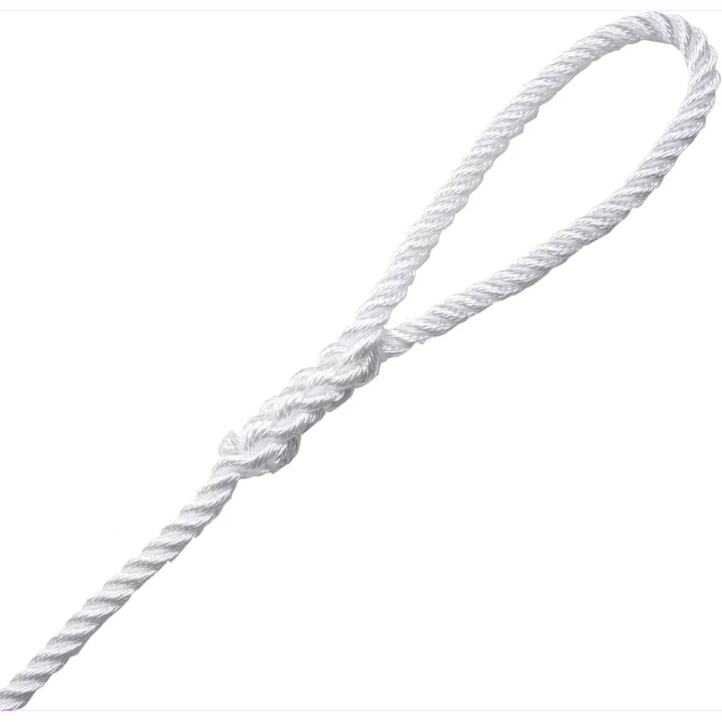 Robline 3-slått fortøyningsline hvit 14 mm x 10 m