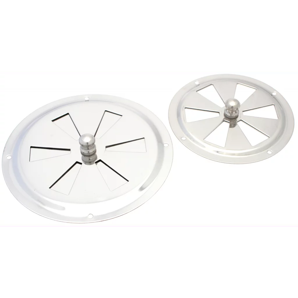 Stjerneventil syrefast rund, 4"