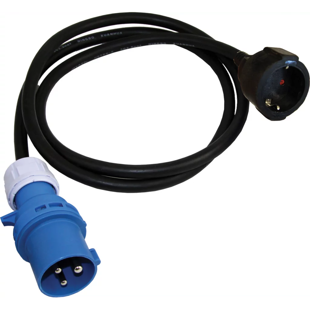 1852 Overgangskabel landstrøm fra CEE han til Schucko Hun