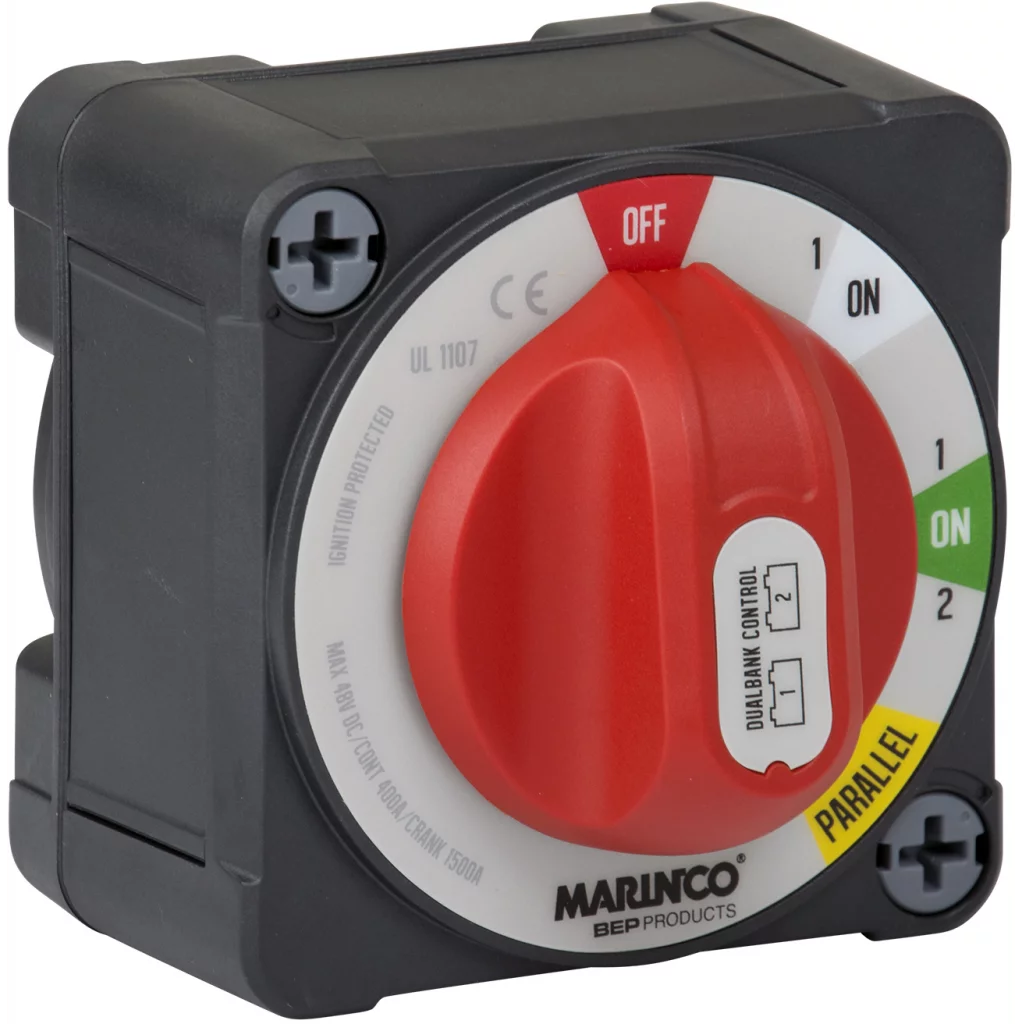 BEP Batterivelger Pro In. EZ-Mount Dual bank