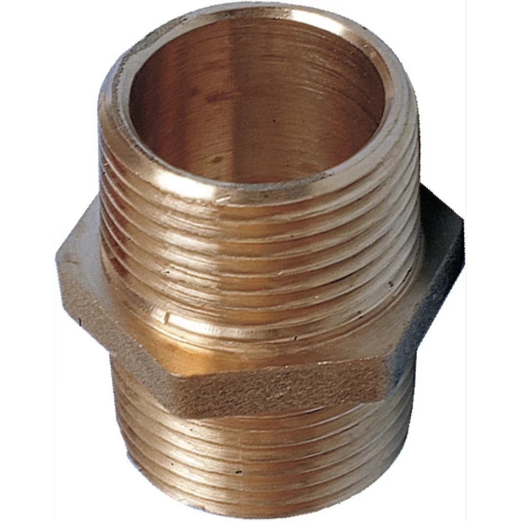 Ansatsnippel messing 2 1/2"