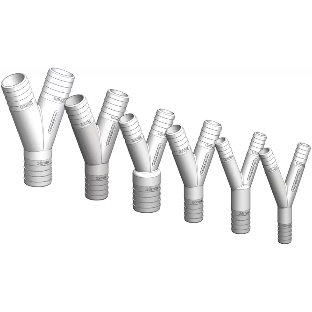 TruDesign Y-stykke kompositt  19/19/25 mm