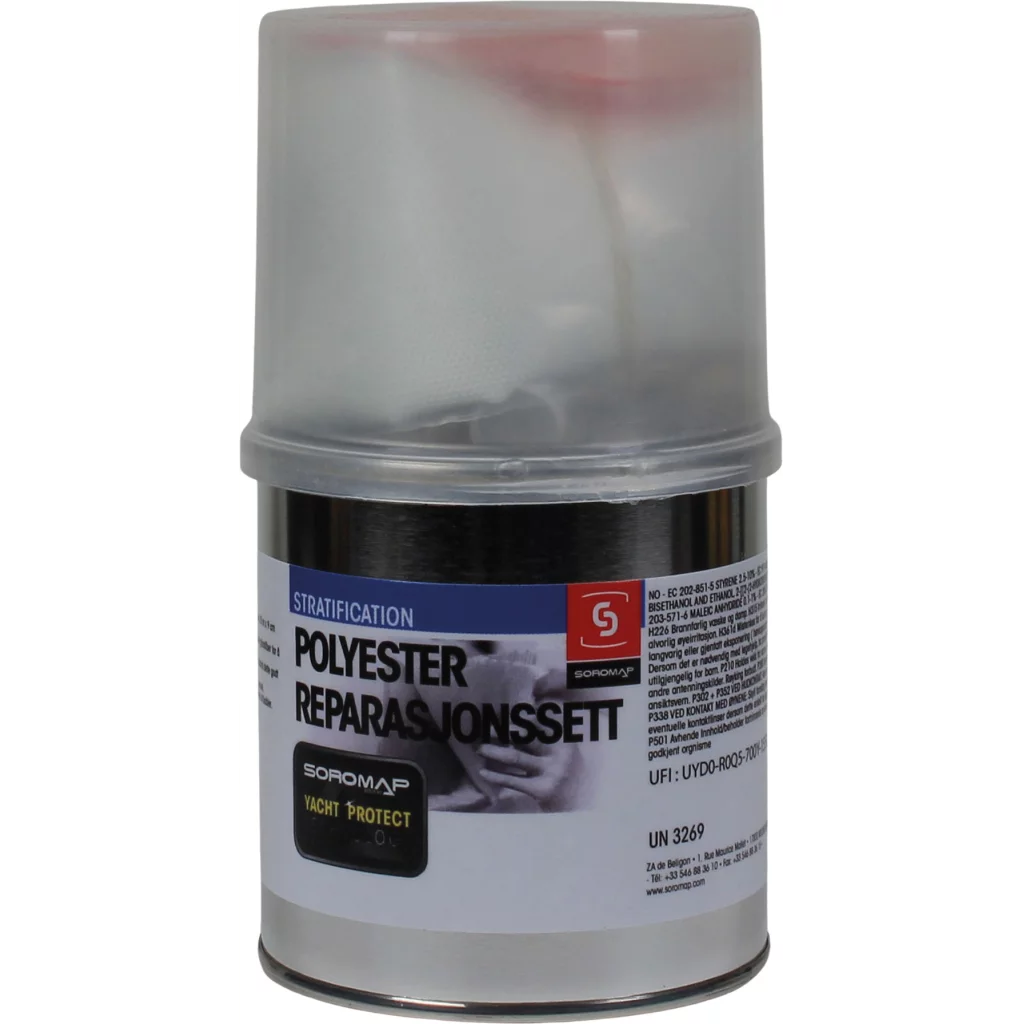 Soromap Polyester Kit reparasjonssett 250 g
