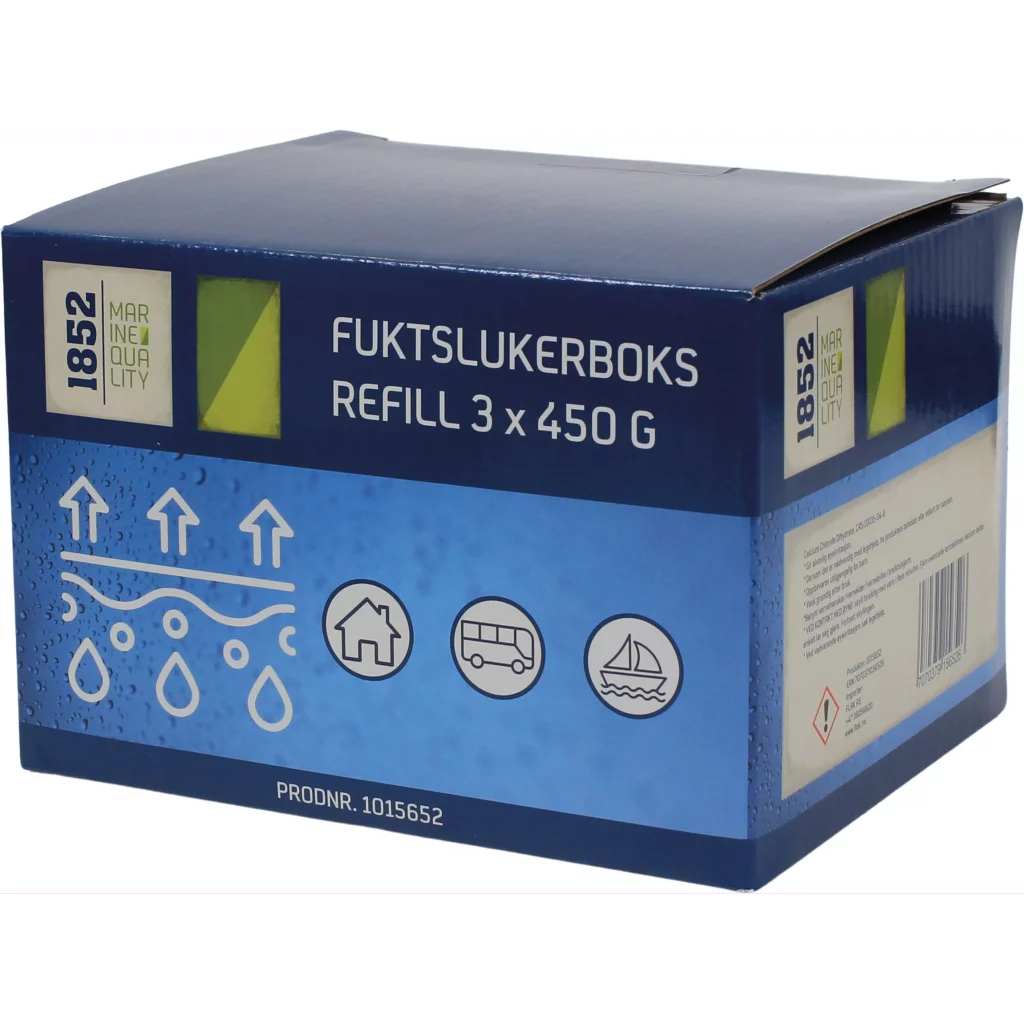 1852 Fuktslukerboks refill 3 x 450 g