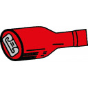 flatstifthylse-isolert-rod-6-4-x-0-8-mm-10-stk