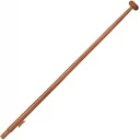 flaggstang-lakkert-mahogny-65-cm