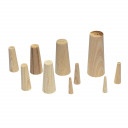 koniske-treplugger-store