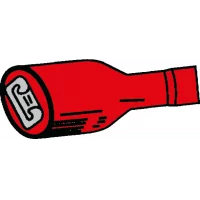 flatstifthylse-isolert