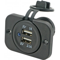 usb-uttak-dobbel-12-24v