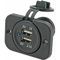 usb-uttak-dobbel-12-24v